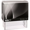 Kép 1/4 - Bélyegző, COLOP "Printer IQ 40" fekete ház - fekete párnával