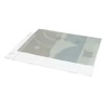 Dokumentumtartó, fali, A4, plexi, álló, ANTRA, átlátszó