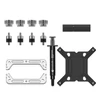 ID-Cooling CPU Water Cooler - FX360 LCD WHITE (27.2dB; max.98,54 m3/h; 3x12cm, A-RGB, fehér)