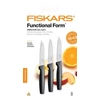 Kép 1/3 - Késkészlet, általános, 11 cm, FISKARS "Functional Form" fekete