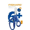 Olló, iskolai, 13 cm, FISKARS, kék