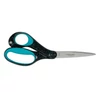 Olló, ifjúsági, 20 cm, balkezes, FISKARS, foltos pávakék