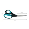 Olló, ifjúsági, 20 cm, balkezes, FISKARS, foltos pávakék