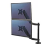 Kép 1/6 - Monitortartó kar, két monitorhoz, FELLOWES, "Platinum Series™ Dual Stacking", fekete