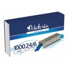 Tűzőkapocs, 24/6, VICTORIA, 1000db/doboz