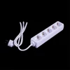 Kép 1/3 - IRIS Electric IEPS-5W-1,5M Hosszabbító elosztó 5 aljzattal, 1,5m fehér