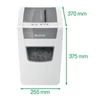 Kép 5/11 - Iratmegsemmisítő, konfetti, 10 lap, LEITZ "IQ Slim Home Office"