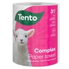 Háztartási papírtörlő, tekercses, 3 rétegű, 220 lap, TENTO 