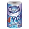 Kép 2/3 - Háztartási papírtörlő, 2 rétegű, 200 lap, tekercses, OOOPS "4You"