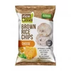 Kép 1/2 - Barnarizs chips, 60 g, RICE UP, sajtos