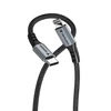 USB kábel, USB-C - Lightning (Apple), 1,2m, VERBATIM, fekete