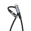 USB kábel, USB-C - USB-C, 1,2 m, 100W, teljesítménykijelzővel, VERBATIM