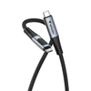 USB kábel, USB-C - USB-C, 1,2 m, 240W, teljesítménykijelzővel, VERBATIM