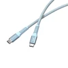 USB kábel, USB-C - USB-C, 1,2 m, 60W, mágneses, VERBATIM, kék