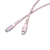USB kábel, USB-C - USB-C, 1,2 m, 60W, mágneses, VERBATIM, rózsaszín
