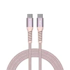 USB kábel, USB-C - USB-C, 1,2 m, 60W, mágneses, VERBATIM, rózsaszín