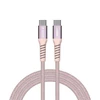 USB kábel, USB-C - USB-C, 1,2 m, 100W, mágneses, VERBATIM, rózsaszín