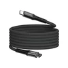 USB kábel, USB-C - USB-C, 1,2 m, 100W, mágneses, VERBATIM, fekete