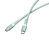 USB kábel, USB-C - USB-C, 1,2 m, 60W, mágneses, VERBATIM, zöld