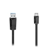 Kép 3/3 - Hama 200657 FIC USB 3.2 Type-C- USB A fekete 1m adatkábel