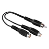 Kép 2/2 - HAMA 205183 FIC RCA Y-adapter 1dugó-2alj