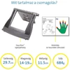 Kép 7/17 - Notebook állvány, KENSINGTON "SmartFit Easy Riser", szürke