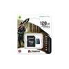 Kép 3/8 - Kingston 128GB SD micro Canvas Go! Plus (SDXC Class 10 UHS-I U3) (SDCG3/128GB) memória kártya adapterrel