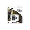 Kép 3/6 - Kingston 512GB SD micro Canvas Go! Plus (SDXC Class 10 UHS-I U3) (SDCG3/512GB) memória kártya adapterrel