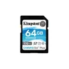 Kép 1/7 - Kingston 64GB SD Canvas Go Plus (SDXC Class 10 UHS-I U3) (SDG3/64GB) memória kártya