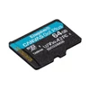 Kép 2/7 - Kingston 64GB SD micro Canvas Go! Plus (SDXC Class 10 UHS-I U3) (SDCG3/64GBSP) memória kártya