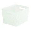 Kép 2/2 - Rattan hatású kosár, 18l, törtfehér, CURVER "My Style"
