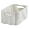 Kép 3/3 - Rattan hatású kosár, 6l, törtfehér, CURVER "Style S"