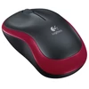 Logitech M185 vezeték nélküli piros notebook egér