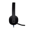 Fejhallgató, mikrofonnal, USB csatlakozás, LOGITECH 