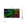 Kép 12/17 - LG 86" 86QNED85A3C 4K UHD AI Smart QNED evo MiniLED TV