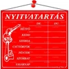 Piktogram Nyitva tartás /számokkal/ 7 napos piros