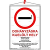 Piktogram Dohányzásra kijelölt hely 21x30 cm többnyelvű új