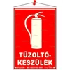 Piktogram Tűzoltókészülék piros (FLUOR.)