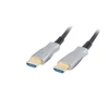 Kép 1/5 - Lanberg 30m aktív optikai HDMI apa-apa fekete AOC kábel