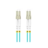 Kép 3/4 - Lanberg FO-LULU-MD31-0010-TQ duplex optikai patch kábel 4xLC/UPC csatlakozóval, 50/125 LSZH OM3, 1m