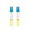 Kép 2/4 - Lanberg FO-LULU-SD11-0050-YE duplex optikai patch kábel 4xLC/UPC csatlakozóval, duplex 9/125 LSZH, 5m