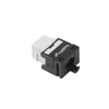 Kép 2/2 - Lanberg KSU5-2000 Cat5e UTP 180°-os szerszám nélkül szerelhető árnyékolatlan RJ45 Keystone jack