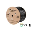 Kép 2/2 - Lanberg LCF6-21CU-0305-BK 305m Cat6 F/UTP AWG23 Fca PE árnyékolt fekete kültéri kábel