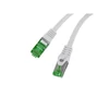 Kép 3/3 - Lanberg PCF7-10CU-0050-S 0,5m Cat7 S/FTP AWG26 LSZH árnyékolt szürke patch kábel