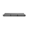 Kép 2/4 - Lanberg PPS6-1024-B 19"/1U 24port Cat6 FTP árnyékolt fekete patch panel