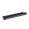 Kép 3/5 - Lanberg PPS7-1024-B 19"/1U 24port Cat7 FTP árnyékolt fekete patch panel