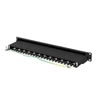 Kép 5/5 - Lanberg PPS7-1024-B 19"/1U 24port Cat7 FTP árnyékolt fekete patch panel