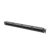 Kép 3/5 - Lanberg PPU5-1024-B 19"/1U 24port Cat5e UTP árnyékolatlan fekete patch panel