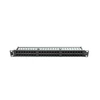 Kép 2/5 - Lanberg PPU5-1048-B 19"/1U 48port Cat5e UTP árnyékolatlan fekete patch panel