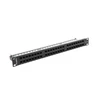 Kép 4/5 - Lanberg PPU5-1048-B 19"/1U 48port Cat5e UTP árnyékolatlan fekete patch panel